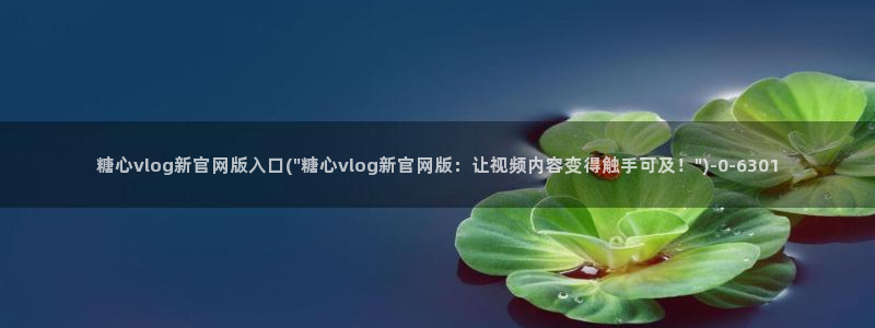 糖心vlog入口进入